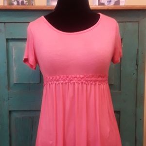 New Women's Ru juju Coral Orange Top Sz S